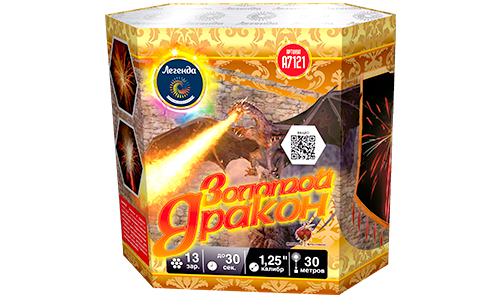  Батарея салютов Золотой дракон  в Уфе